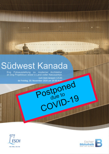 New Updates 1 20201120 PCE Exploration du Monde Kanada Postponed