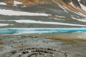 Cooler Gletschersee des Vadret d’Agnel